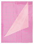 Cheryl Donegan; Untitled (two rose gingham), 2012; fabric on MDF board; 26 x 20 in.